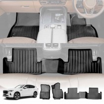 3D Floor Mats for Mazda CX-60 CX60 2023-Onwards Heavy Duty All Weather Floor Liner Complete Set Front Rear 2 Row Seat