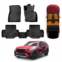 3D Floor Mats for Mazda CX-70 CX70 2024-Onwards Heavy Duty All Weather Car Mats Carpet Liner Set