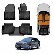 Front Rear Floor Mats for Mazda CX-9 CX9 2016-Onwards Heavy Duty All Weather Car Mats Carpet Liner Set