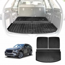 Boot Liners for Mazda CX-90 CX90 2023-Onwards All Weather Heavy Duty Cargo Trunk Mat Luggage Tray Car Accessories