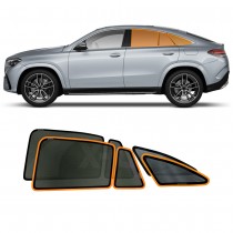 Rear Port Window Sun Shade for Mercedes-Benz GLE Coupe 2015-Onwards Car Sun Blind Mesh