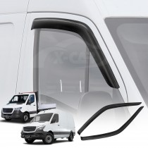 Weathershields for Mercedes-Benz Sprinter 2006-Onwards Car Weather Shields Wind Deflectors Window Sun Visor