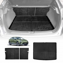Boot Liner Back Seat Protector for MG MG4 2023-Onwards All Weather Heavy Duty Cargo Car Trunk Kick Mats