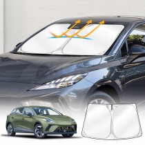 WindScreen Sun Shade for MG MG4 2023-2025 Blocks UV Rays Foldable Custom Wind Screen Sun Visor Protector