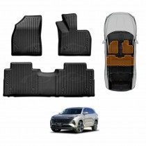 Front Rear Floor Mats for MG QS 2025-Onwards Heavy Duty All Weather Car Mats Carpet Liner Set