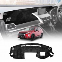 Dash Mat for Mitsubishi Eclipse Cross With HUD 2017-2020 Non-Slip Microfiber Dashboard Pad Interior Accessories