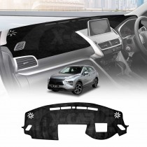 Dash Mat for Mitsubishi Eclipse Cross With HUD 2021-Onwards Non-Slip Microfiber Dashboard Pad Interior Accessories