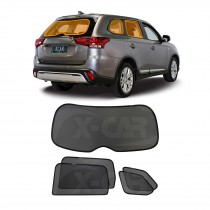 Window Sun Shades for Mitsubishi Outlander 2012-2021 Car UV Protection Custom Rear Windscreen Shade Blind Mesh