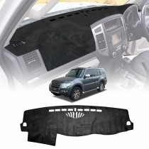 Dash Mat for Mitsubishi Pajero 2006-2022 Non-Slip Microfiber Pad Cover Interior Accessories 
