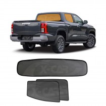 Window Sun Shades for Mitsubishi Triton MQ MR Double Cab 2015-2024 Car UV Protection Custom Rear Windscreen Shade SunBlind Mesh