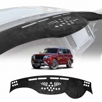 Dash Mat for Nissan Patrol 2012-2024 Y62 Series Non-Slip Microfiber Pad Cover Interior Accessories 