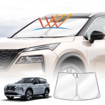 WindScreen Sun Shade for Nissan X-trail Xtrail T33 2022-2025 Blocks UV Rays Foldable Custom Wind Screen Sun Visor Protector