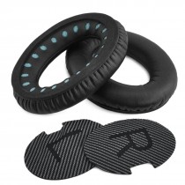 Black Replacement Ear Pads Cushions for Bose QuietComfort 35 QC35 Headphone