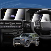 Tempered Glass Dash Center Console Screen Protector for Toyota Prado 250 Series 2024-Onwards Touchscreen Anti-Scratch Cover Accessories