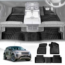 3D Floor Mats for Land Range Rover Evoque 2019-Onwards All Weather Heavy Duty Cargo Car Trunk Luggage Tray Accessories