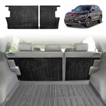Back Seat Protector for Renault Koleos 2016-Onwards All Weather Heavy Duty Car Seat Kick Mats Cover