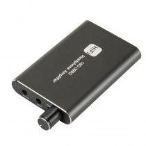 Portable Headphone Amplifier with Lithium Battery Two-Stage Gain Switch 3.5mm Audio Rechargeble HiFi AMP for MP3 MP4 Mobile Phone ipad PC