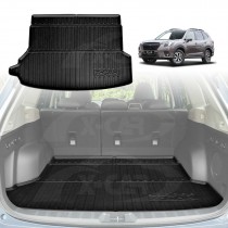 Boot Liner for Subaru Forester 5th Gen 2018-2025 With Subwoofer All Weather Heavy Duty Cargo Trunk Cover Mat Luggage Tray Car Accessories