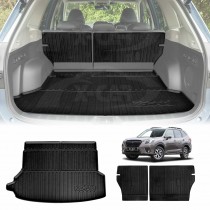 Boot Liner Back Seat Protector for Subaru Forester 5th Gen 2018-2025 With Subwoofer All Weather Heavy Duty Cargo Car Trunk Kick Mats