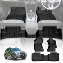 3D Floor Mats for Subaru Forester 2012-2018 Auto All Weather Heavy Duty Cargo Car Trunk Luggage Tray Accessories