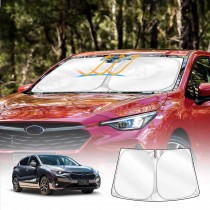 WindScreen Sun Shade for Subaru Impreza G6 Hatch 2023-Onwards Blocks UV Rays Foldable Custom Wind Screen Sun Visor Protector