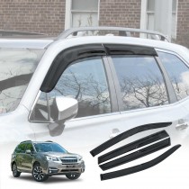 Premium Weathershields for Subaru Forester 2012-2018 Car Weather Shields Wind Deflectors Window Sun Visor 4-Piece Set