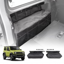 Trunk Side Storage Bags for Suzuki Jimny 3-Door Auto 2018-Onwards Rear Boot Side Organizer Car Accessories Set of 2