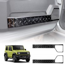 Anti Kick Car Door Panel For Suzuki Jimny 3-Door 2018-Onwards Steel Protective Side Edge Protector Cover Black