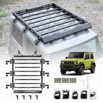 Roof Luggage Rack for Suzuki Jimny 3-Door 2018-Onwards Multi-Functional Expansion Platform Aluminum Alloy