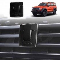 Front Logo Badge for GWM Tank 300 Tank300 2023-Onwards Emblem Decals Sticker Cover Accessories Glossy Black