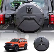 Matt Black Spare Wheel Cover for GWM Tank 300 Tank300 2023-Onwards Tire Protective case Exterior Modification Accessories
