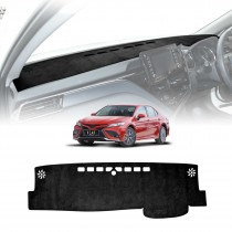 Dash Mat for Toyota Camry 2018-Onwards without Heads Up Display Non-Slip Microfiber Pad Cover Interior Accessories