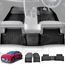 3D Floor Mats for Toyota CHR C-HR 2024-Onwards Heavy Duty All Weather Car Mats Carpet Liner Set