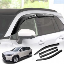 Weathershields for Toyota Corolla Cross 2022-2025 Car Weather Shields Wind Deflectors Window Sun Visor