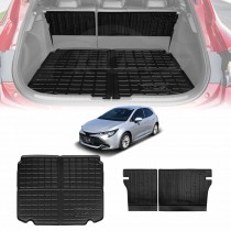 Boot Liner Back Seat Protector for Toyota Corolla Hatchback 2018-2025 All Weather Heavy Duty Cargo Car Trunk Kick Mats