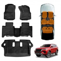 3D Floor Mats for Toyota Fortuner 2015-Onwards Heavy Duty All Weather Car Mats Carpet Liner Set