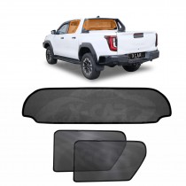 Window Sun Shades for Toyota Hilux Double Cab 2025-Onwards Car UV Protection Windscreen Blind Mesh
