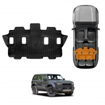 3D Third Row Seat Floor Mat for Toyota Prado 250 Series 7 Seater 2024-Onwards Heavy Duty All Weather Car Mats Carpet Liner