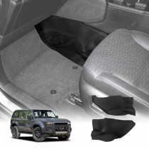 Front Floor Side Protector Mats for Toyota Prado 250 Series 2024-Onwards Interior Footwell Cover Accessories