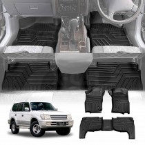 3D Floor Mats for Toyota Prado 95 Series 1996-2002 All Weather Heavy Duty Cargo Car Trunk Luggage Tray
