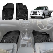 3D Floor Mats for Nissan Navara NP300 D23 Single Cab 2015-2025 Customized Heavy Duty All Weather Car Liners