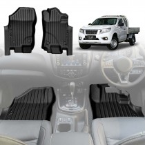 3D Floor Mats for Nissan Navara NP300 D23 Single Cab 2015-2025 All-Weather Heavy Duty Customized Car Liners