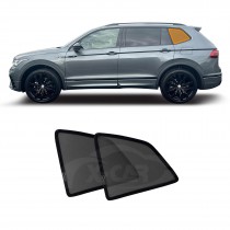 Port Window Sun Shade for Volkswagen VW Tiguan Allspace 7 Seater 2018-2024 UV Protection Car Sunshade Blind Mesh