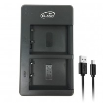 USB Dual Charger for Fujifilm Fuji Camera NP-W126 Battery 