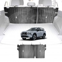 Back Seat Protector for Nissan X-trail Xtrail T33 5 Seats 2022-2025 Heavy Duty Car Seats Kick Mats Cover