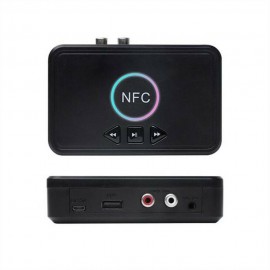 USB Bluetooth 5.0 Receiver Wireless 3.5mm AUX NFC to 2 RCA Audio Stereo Adapter