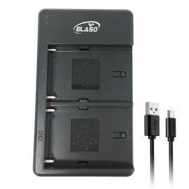 USB Dual Charger for NP-F330 Battery