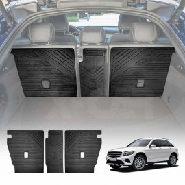 Back Seat Protector for Mercedes-Benz GLC Class 2015-2022 All Weather Heavy Duty Car Seat Kick Mats Cover Accessories