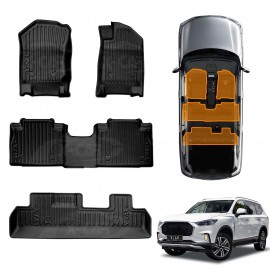 3D Floor Mats for LDV D90 2017-2024 Heavy Duty All Weather Car Mats Carpet Liner Set