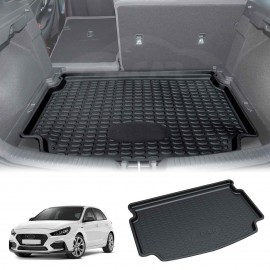 Boot Liner for Hyundai i30 Hatchback 2018-2025 Heigh Ajustable Boot Heavy Duty Cargo Trunk Cover Mat Luggage Tray